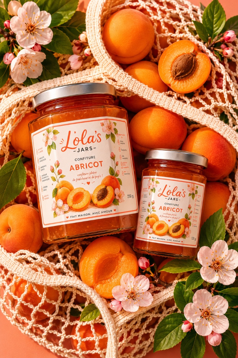 Confiture à l'abricot