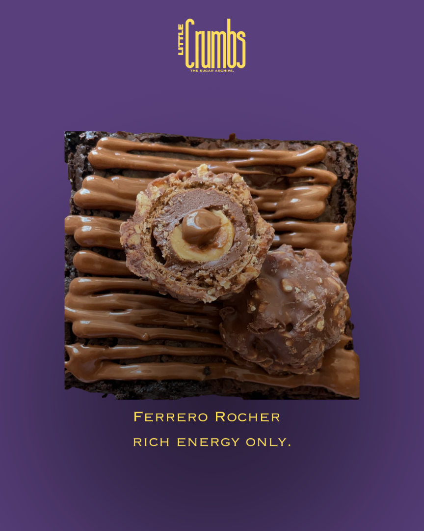 Brownies/ Ferrero rocher topping
