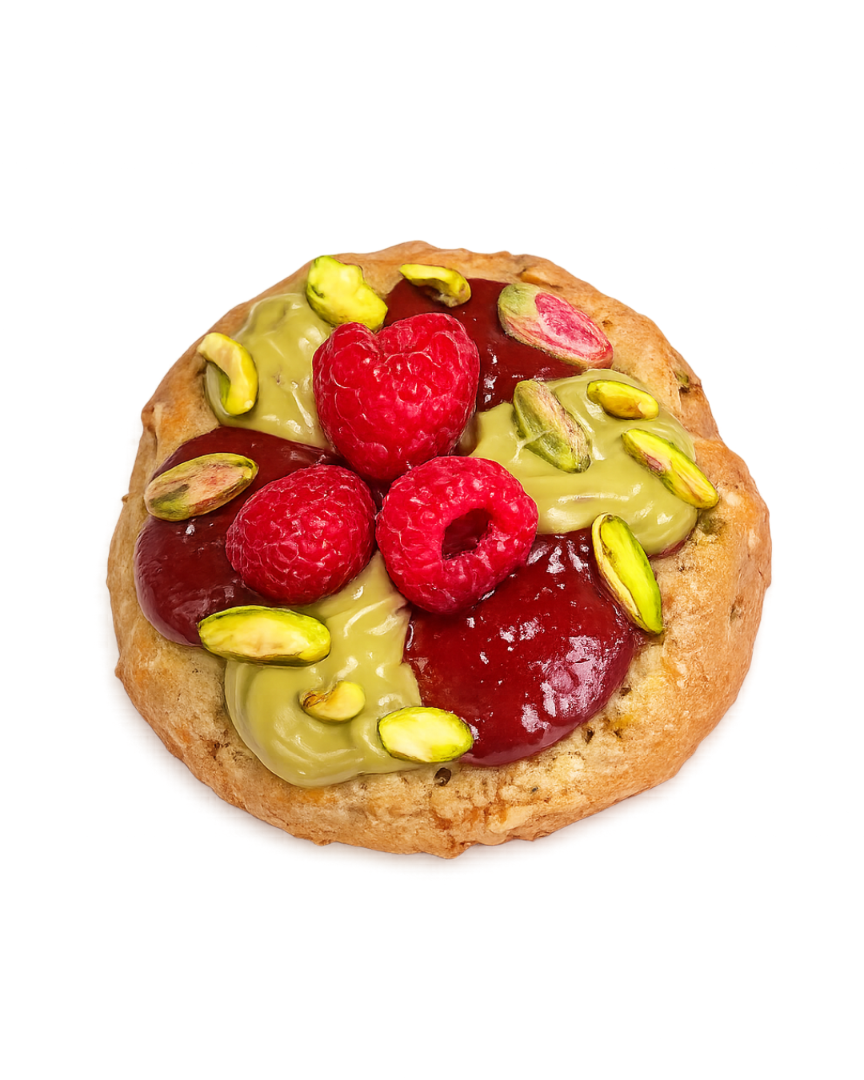 Pistachio Kunafa Framboise Cookie